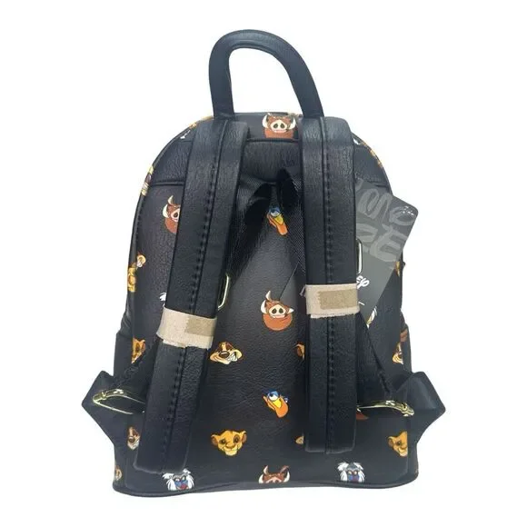 Loungefly x Disney The Lion King Character AOP Mini Backpack - 9” x 10.5” x 4.5” - Picture 5 of 9
